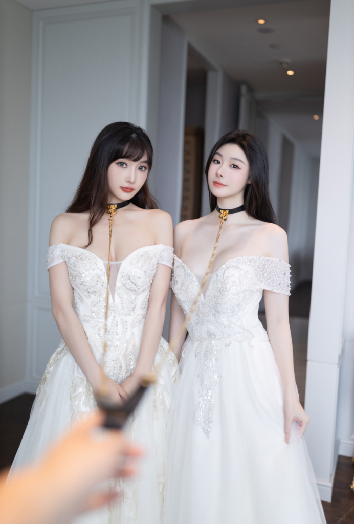 是小逗逗&陆萱萱 – 双人婚纱 [100P-1.13GB]-蜜桃啵啵